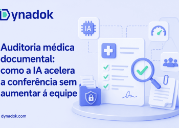 Auditoria médica documental: como a IA acelera a conferência sem aumentar a equipe