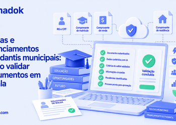 Bolsas e financiamentos estudantis municipais: como validar documentos em escala