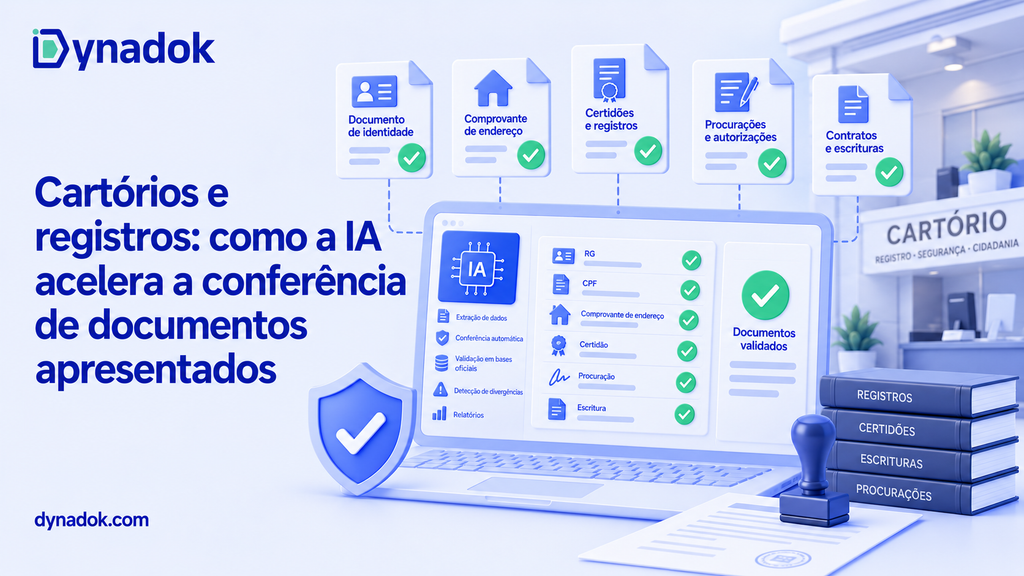 Cartórios e registros: como a IA acelera a conferência de documentos apresentados