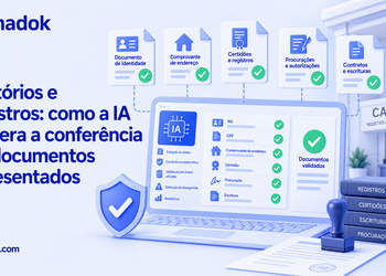 Cartórios e registros: como a IA acelera a conferência de documentos apresentados