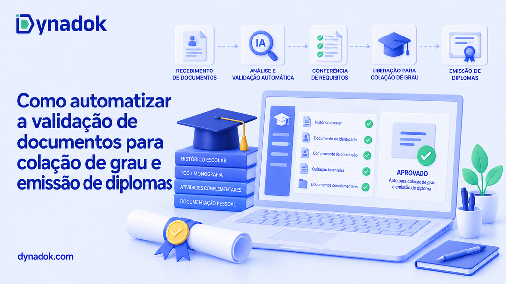 Como automatizar a validação de documentos para colação de grau e emissão de diplomas