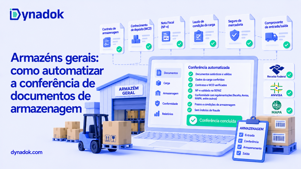 Armazéns gerais: como automatizar a conferência de documentos de armazenagem