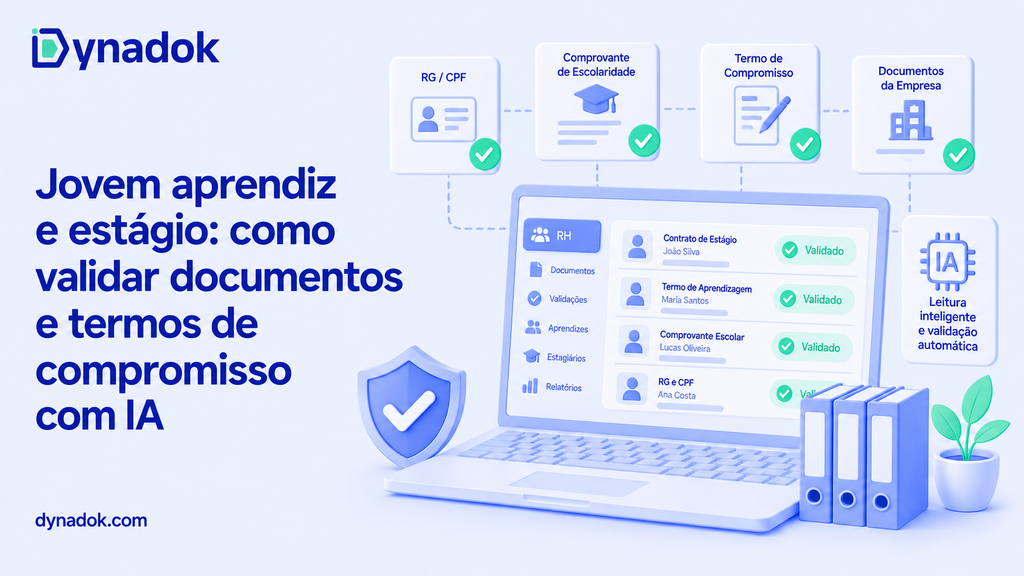 Jovem aprendiz e estágio: como validar documentos e termos de compromisso com IA