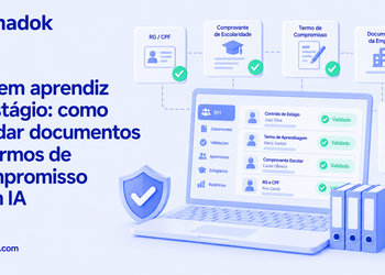 Jovem aprendiz e estágio: como validar documentos e termos de compromisso com IA