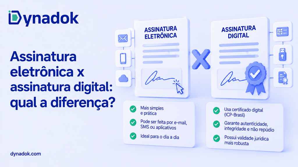 Assinatura eletrônica x assinatura digital: qual a diferença?