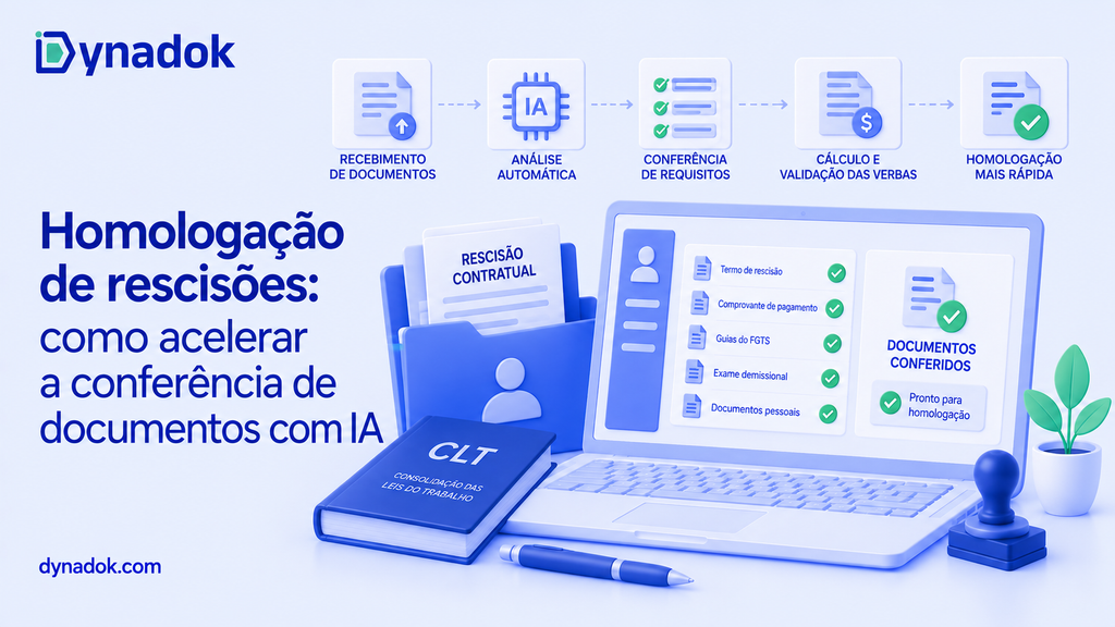 Homologação de rescisões: como acelerar a conferência de documentos com IA
