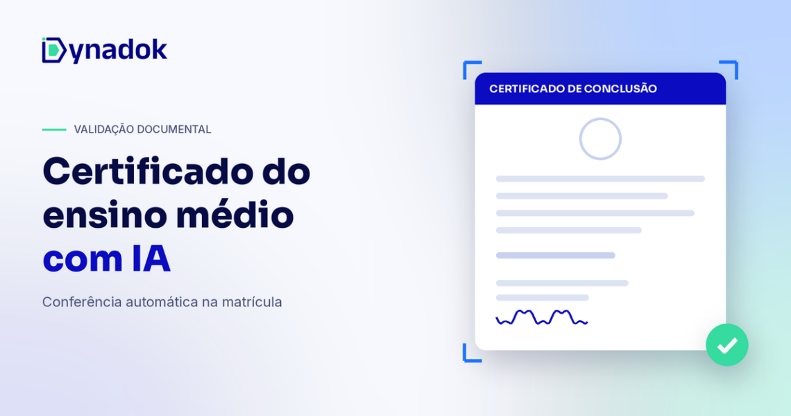 Validação de certificado de conclusão do ensino médio com IA: como conferir na matrícula