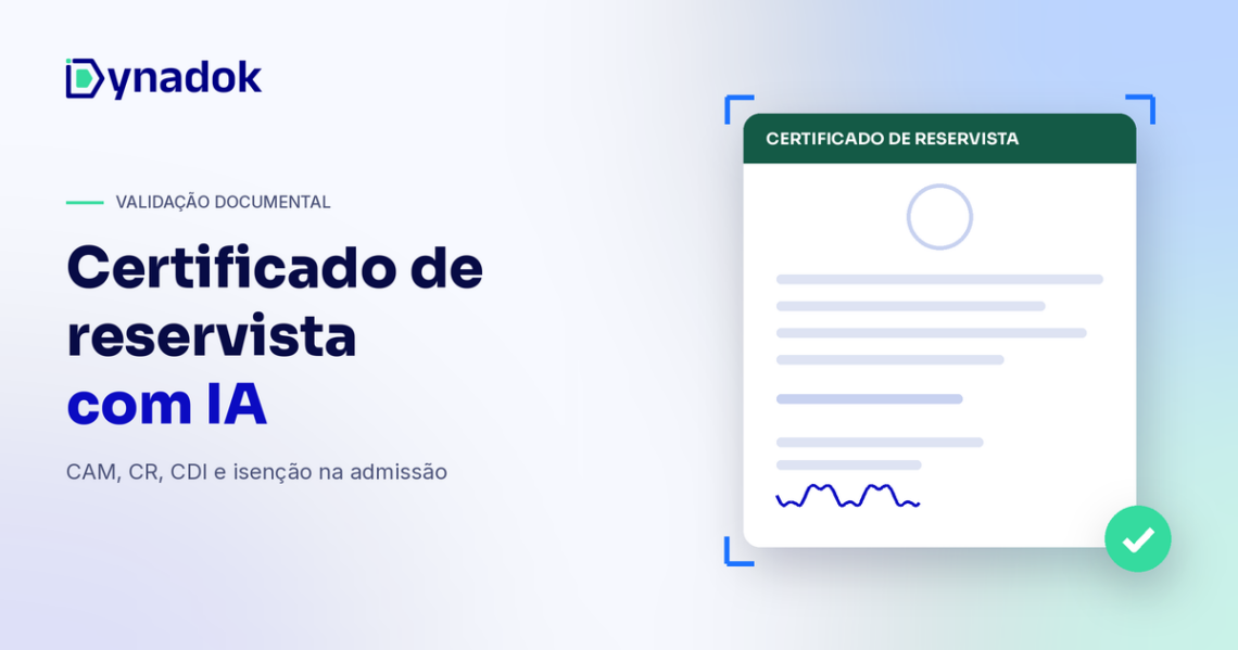 Validação de certificado de reservista com IA: como conferir o documento na admissão
