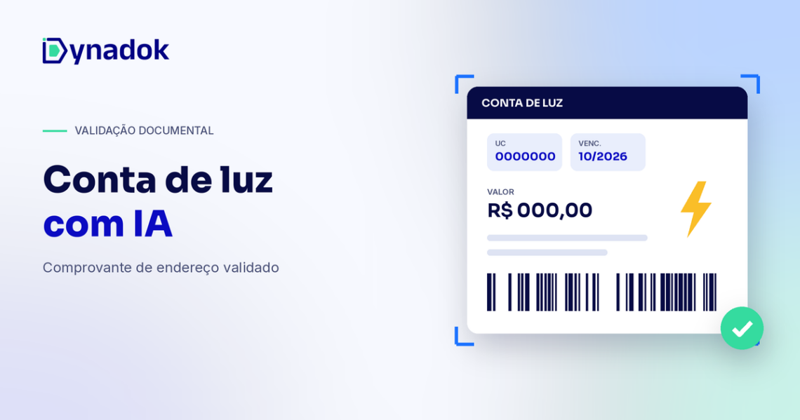 Conta de luz como comprovante de endereço: como validar automaticamente com IA