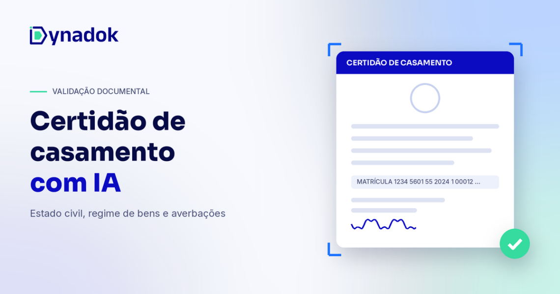 Validação de certidão de casamento com IA: como automatizar a conferência de estado civil