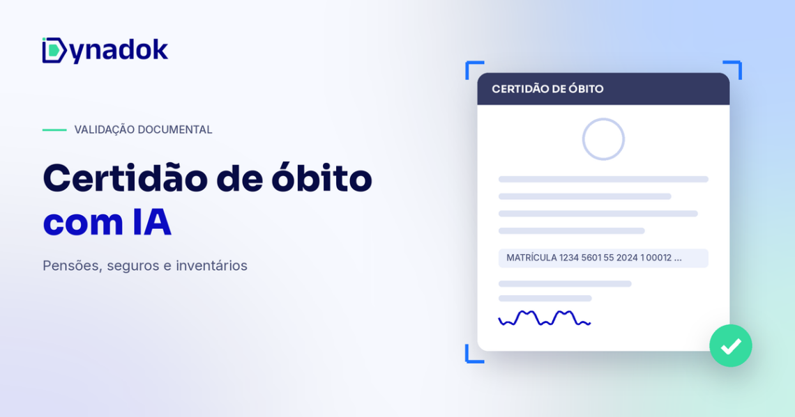 Validação de certidão de óbito com IA: como conferir o documento em pensões, seguros e inventários