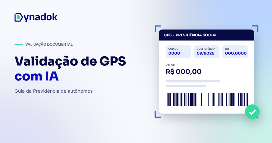 Validação de GPS com IA: como conferir a Guia da Previdência Social de prestadores e autônomos