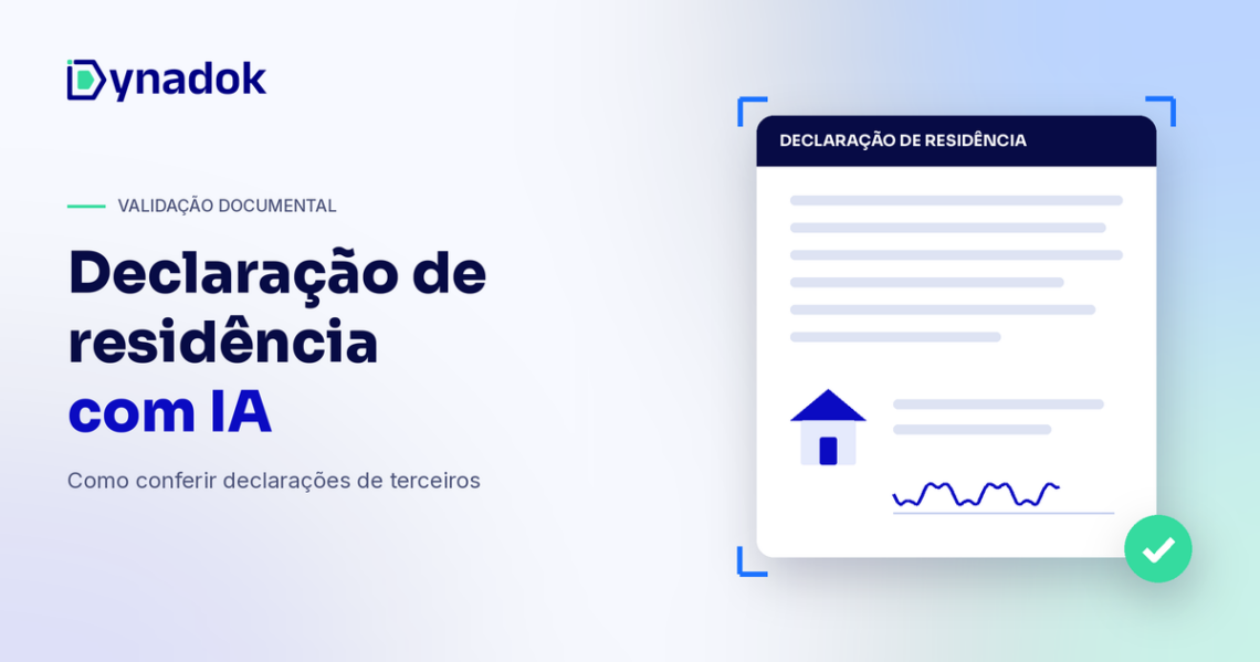Validação de declaração de residência com IA: como conferir declarações de terceiros