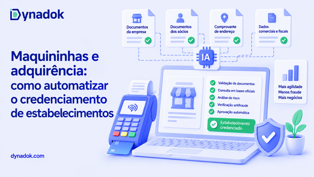 Maquininhas e adquirência: como automatizar o credenciamento de estabelecimentos