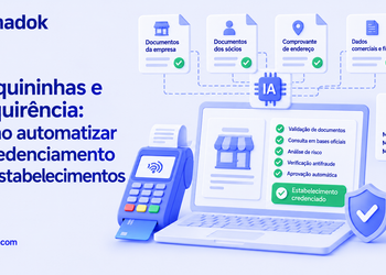 Maquininhas e adquirência: como automatizar o credenciamento de estabelecimentos