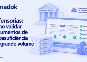 Defensorias: como validar documentos de hipossuficiência em grande volume
