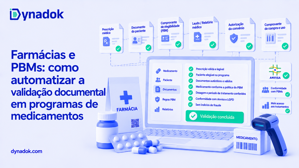 Farmácias e PBMs: como automatizar a validação documental em programas de medicamentos