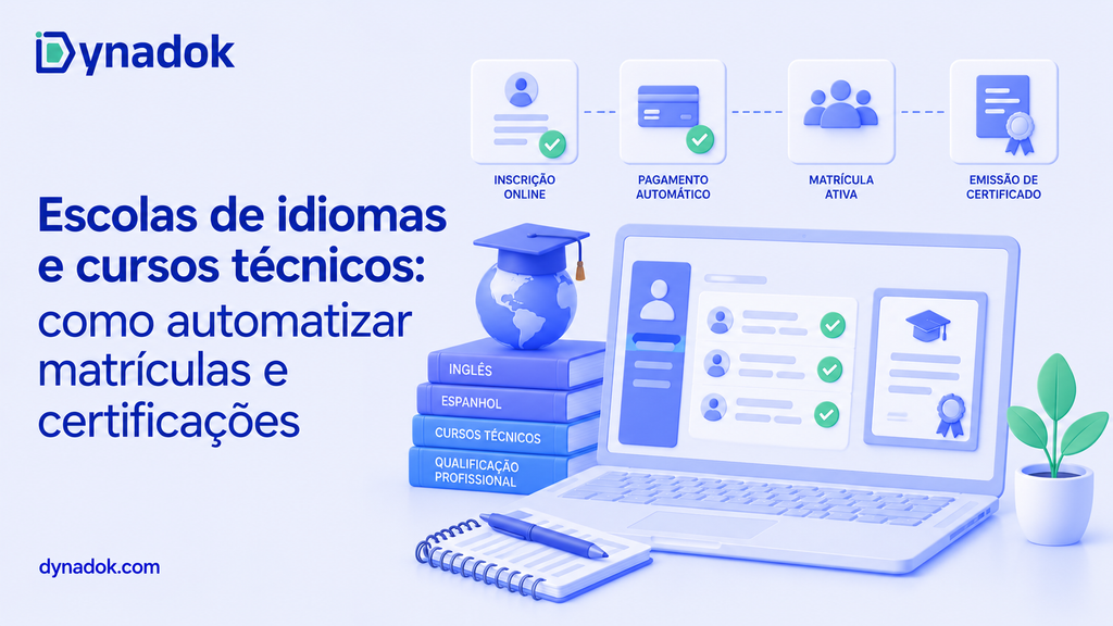 Escolas de idiomas e cursos técnicos: como automatizar matrículas e certificações