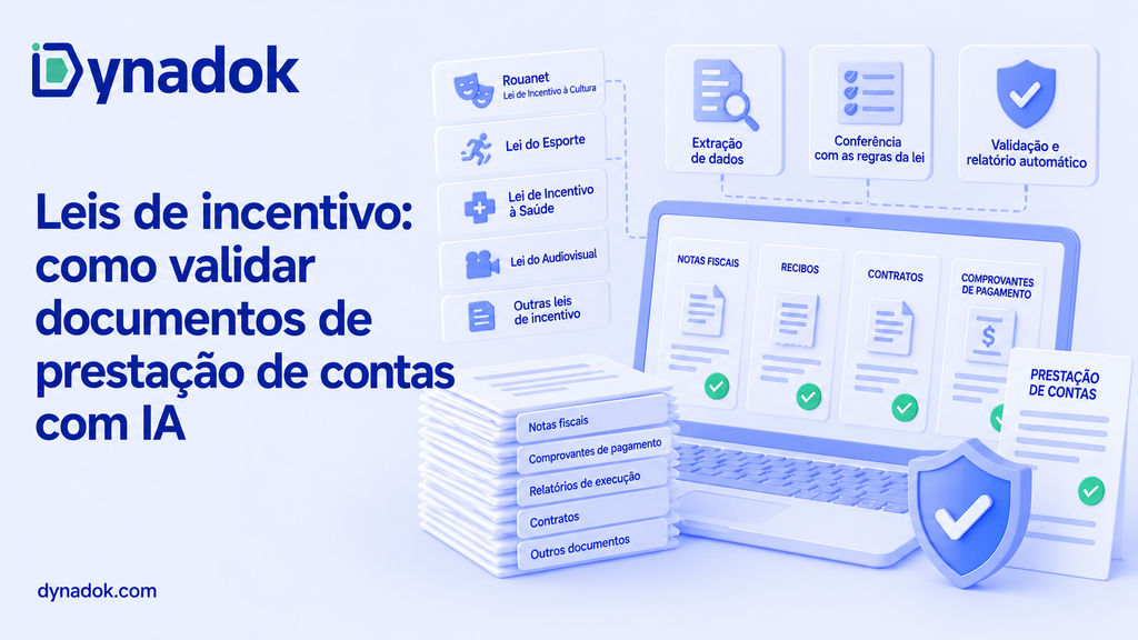 Leis de incentivo: como validar documentos de prestação de contas com IA