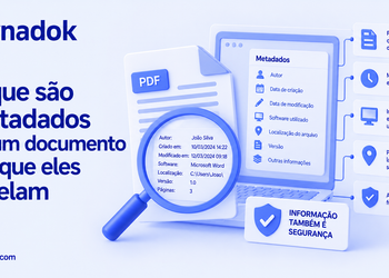 O que são metadados de um documento e o que eles revelam