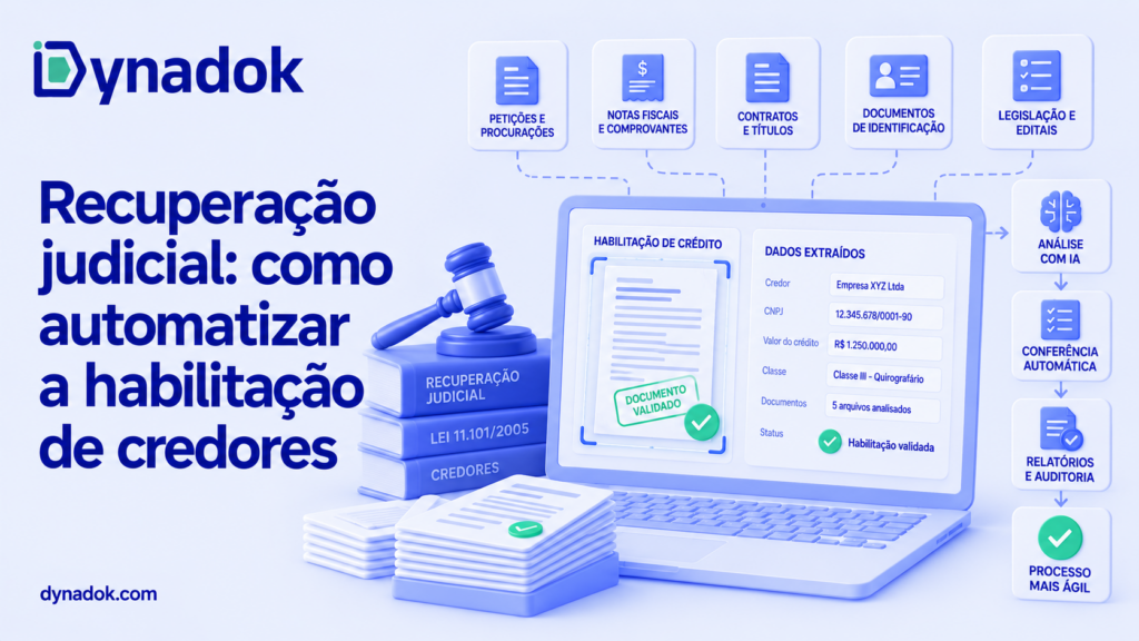 Recuperação judicial: como automatizar a habilitação de credores
