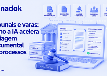 Tribunais e varas: como a IA acelera a triagem documental de processos