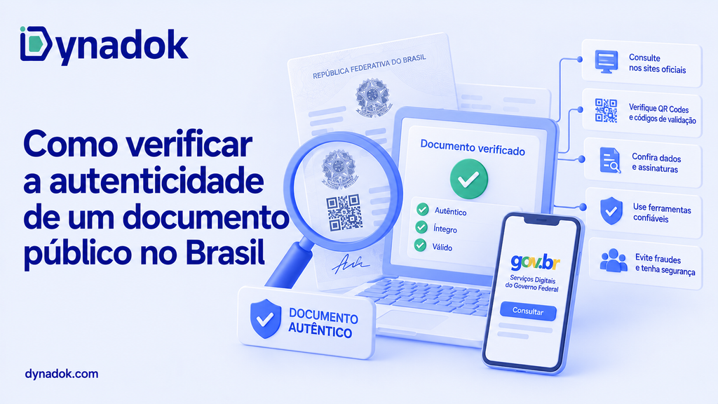 Como verificar a autenticidade de um documento público no Brasil