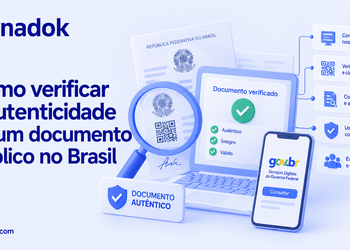 Como verificar a autenticidade de um documento público no Brasil