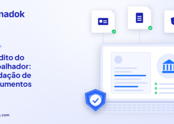 Capa do blog Dynadok com ícones de validação de documentos: Crédito do Trabalhador (consignado privado): como validar documentos na concessão