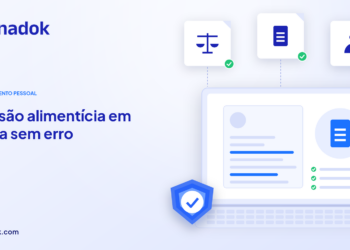 Capa do blog Dynadok com ícones de validação de documentos: Pensão alimentícia em folha: como processar ofícios judiciais sem erro