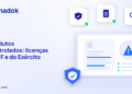 Capa do blog Dynadok com ícones de validação de documentos: Produtos químicos controlados (Polícia Federal e Exército): licenças e conferência documental