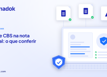 Capa do blog Dynadok com ícones de validação de documentos: Reforma tributária: o que muda na conferência de notas fiscais com IBS e CBS