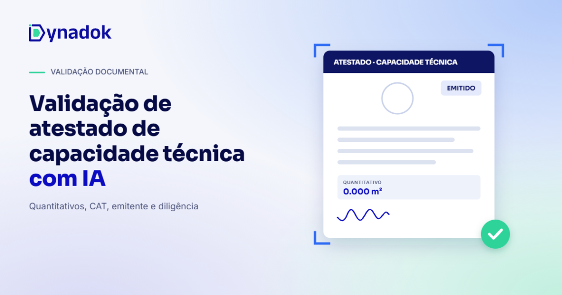 Validação de atestado de capacidade técnica com IA: como conferir a qualificação técnica em licitações